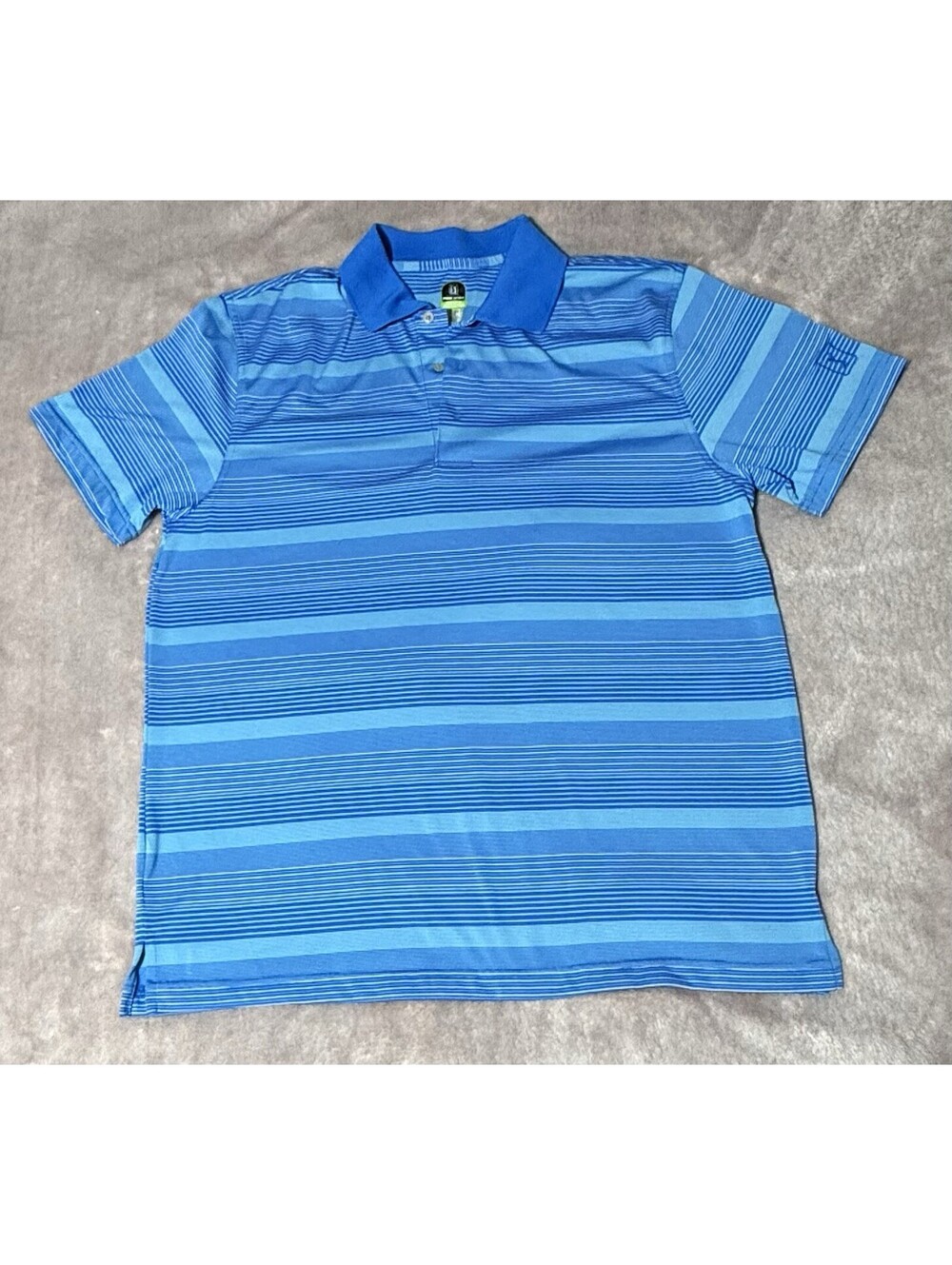 🎅🏻 Men’s PGA Tour Pro Series Golf Shirt Athletic Fit Blue